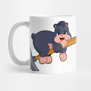 Mole Miner Pickaxe Mug